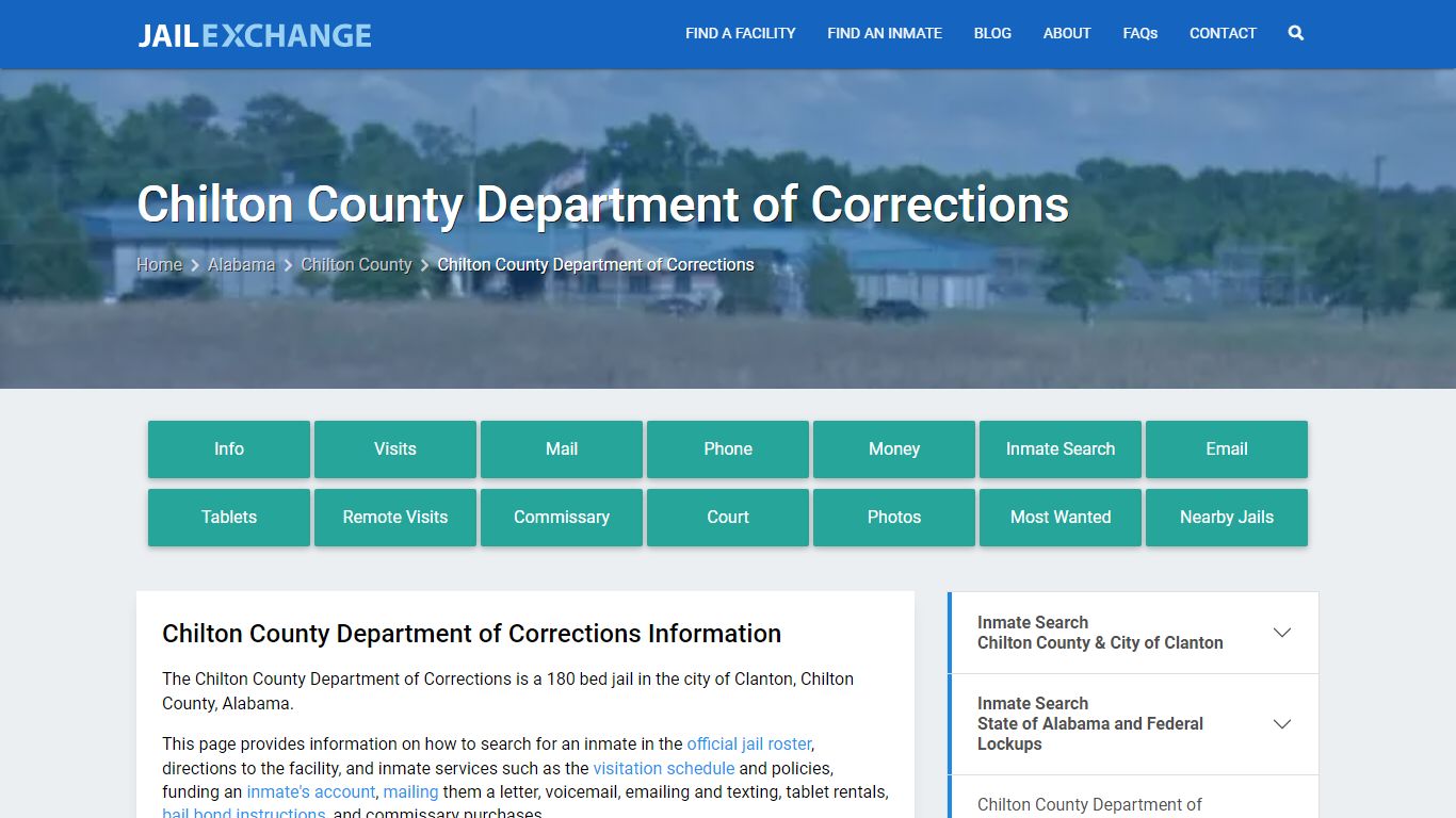 Chilton County Department of Corrections - Jail Exchange